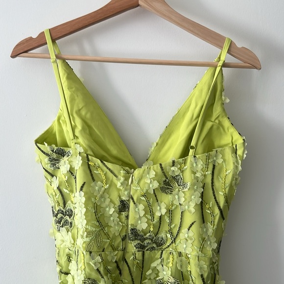 Helsi Green Maxi Floral Dress Size Small - Picture 7 of 8